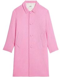 Ami Paris - Abrigo Con Botones - Lyst