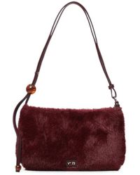 V73 - Faux-Fur Shoulder Bag - Lyst