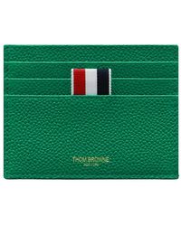 Thom Browne - Pebble-Leather Cardholder - Lyst