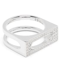 Tom Wood - Cage Single Zirconium-Embellished Ring - Lyst