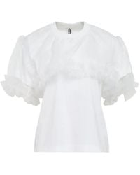 Noir Kei Ninomiya - Ruffled T-Shirt - Lyst