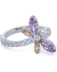 Swarovski - X Ariana Grande Crystal-Embellished Motif Ring - Lyst