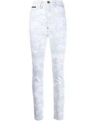 Philipp Plein - Tie-dye Print Skinny Jeans - Lyst