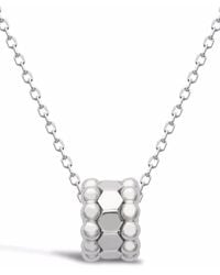 Pragnell - 18Kt Bohemia Three Row Hexagonal Pendant Necklace - Lyst