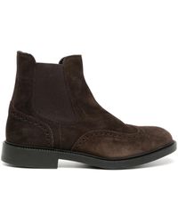 Fratelli Rossetti - Wildlederstiefel Mit Cut-Outs - Lyst