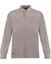 La Martina - Byron Buttoned Long-Sleeve Polo Shirt - Lyst