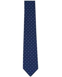 Kiton - Geometric-Pattern Silk Tie - Lyst