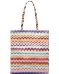Missoni - Cabas Zigzag - Lyst