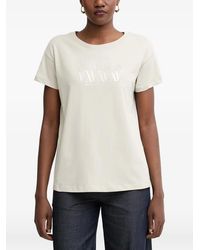ARMANI EXCHANGE - Logo-Print Short-Sleeve T-Shirt - Lyst