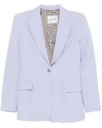 Blugirl Blumarine - Belted Single-Breasted Blazer - Lyst