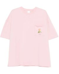 Nanushka - Rose-Print T-Shirt - Lyst