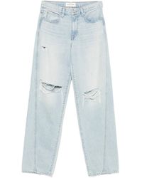 SLVRLAKE Denim - Twisted-Seam Cotton Jeans - Lyst