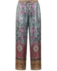 Pierre Louis Mascia - Floral-Print Drawstring-Waist Trousers - Lyst