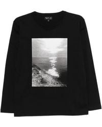 agnès b. - Graphic-Print T-Shirt - Lyst