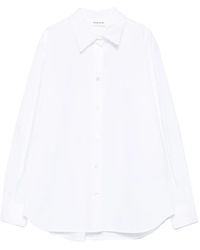 P.A.R.O.S.H. - Point-Collar Cotton Shirt - Lyst