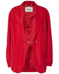Fendi - Jas Met Riem - Lyst