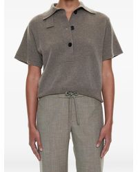 Christopher Esber - Short-Sleeve Knit Polo Shirt - Lyst