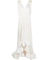Lanvin - Sleeveless Ruffle-Hem Dress - Lyst