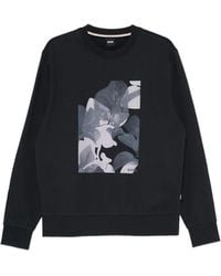 BOSS - Graphic-Print Sweatshirt - Lyst