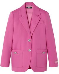 Versace - Underwater Barocco Boxy Blazer - Lyst