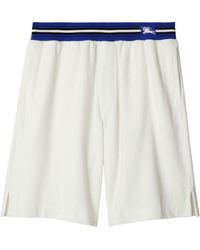 Burberry - Cotton Terrycloth Shorts - Lyst