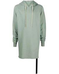 Rick Owens - Long-Sleeve Rib-Trimmed Hoodie - Lyst
