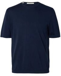 SELECTED - Torino Knitted T-Shirt - Lyst