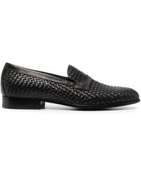 SCAROSSO - Andrea Interwoven Loafers - Lyst