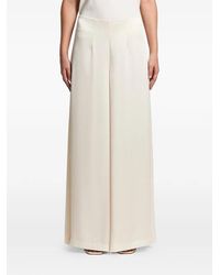 Peserico - Satin Crepon Trousers - Lyst