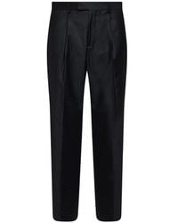 D4.0 - Pleated Tapered-Leg Trousers - Lyst