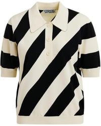 Essentiel Antwerp - Striped Polo Top - Lyst