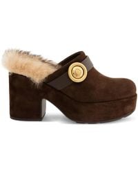 Moncler - Mules Amalia con tacón de 90 mm - Lyst