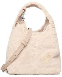 Coccinelle - Fur Handle Shoulder Bag - Lyst