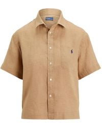 Polo Ralph Lauren - Kurzärmeliges Hemd aus Leinen - Lyst