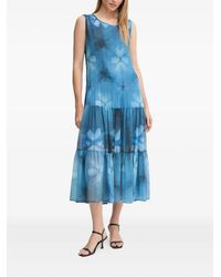 Sandro Ferrone - Robe Fleurie À Volants Superposés - Lyst