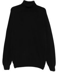 Sunspel - Ribbed Roll-Neck Sweater - Lyst