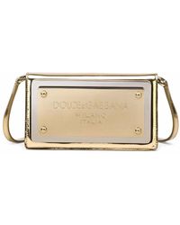 Dolce & Gabbana - Pochette pour smartphone en cuir à logo - Lyst