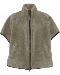 Brunello Cucinelli - Veste En Peau Lainée - Lyst
