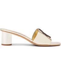 Tory Burch - Ines Mule Leather Sandals - Lyst