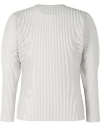 Homme Plissé Issey Miyake - T-Shirt mit Falten - Lyst
