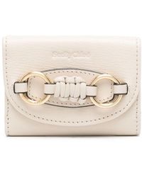 See By Chloé - Debossed-logo Leather Wallet - Lyst