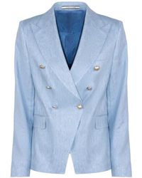 Tagliatore - Alicya Double-Breasted Blazer - Lyst