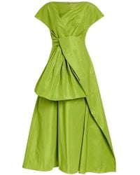 ROKSANDA - Nila Draped Layered Midi Dress - Lyst