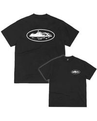 corteiz - Og Island Logo-Print T-Shirt - Lyst