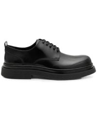 Ami Paris - Cow Leather Derbies Shoes - Lyst