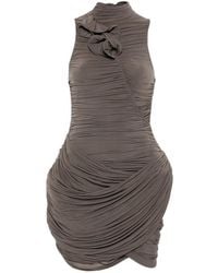 Magda Butrym - Ruffled Mini Dress - Lyst