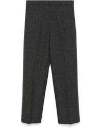 Miu Miu - Logo-Patch Trousers - Lyst