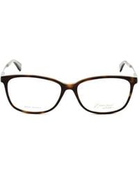 Emozioni - Tortoiseshell-Effect Rectangle-Frame Glasses - Lyst