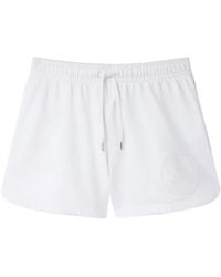 Stella McCartney - S-Wave Jersey Drawstring Shorts - Lyst
