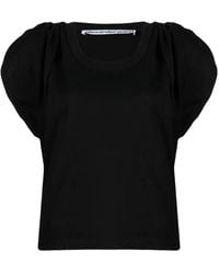 Alexander Wang - Draped Shoulder Sleeveless Top Clothing - Lyst